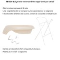 TEGGI Baignoire ergonomique bébé