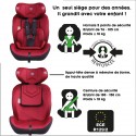 MAUI siège auto extensible pour enfant de 76 - 150 cm sans isofix nouvelles normes R129/2