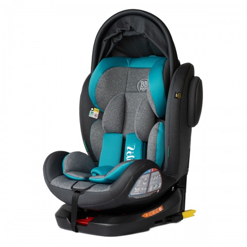 ZELI Siège-auto évolutif i-Size 360° enfants de 40 à 150 cm 0-36 kg Isofix Top Tether