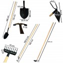 OGROD Lot d'outils de jardinage