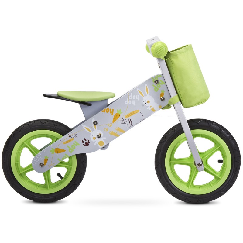 Draisienne en bois vélo sans pédale enfant de 3 à 6 ans
