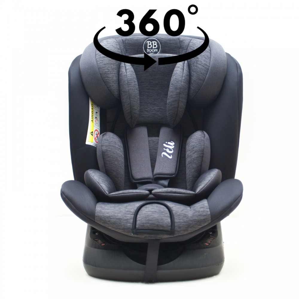 NSGMXT Siège auto bébé rotatif à 360° avec ISOFIX et groupe de