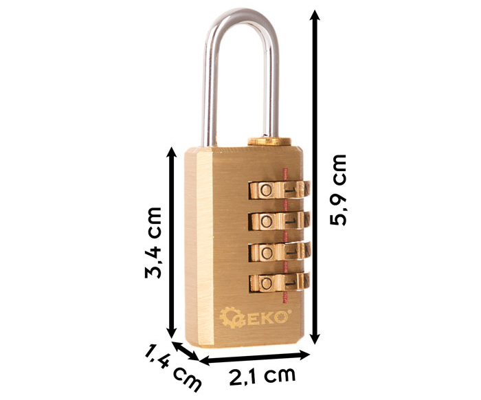 dimensions du cadenas