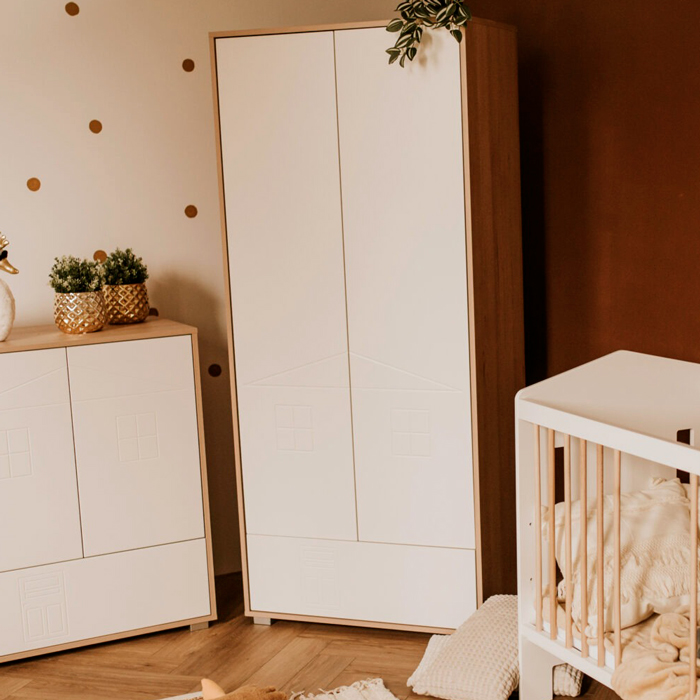 Armoire 2 portes 1 tiroir